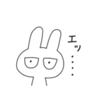 目つきが微妙なうさぎ（個別スタンプ：16）