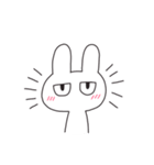 目つきが微妙なうさぎ（個別スタンプ：21）