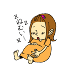 妊婦さんあるある カラーバージョン（個別スタンプ：2）