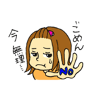妊婦さんあるある カラーバージョン（個別スタンプ：3）