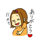 妊婦さんあるある カラーバージョン（個別スタンプ：7）
