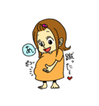 妊婦さんあるある カラーバージョン（個別スタンプ：8）