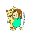 妊婦さんあるある カラーバージョン（個別スタンプ：14）
