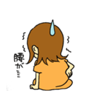 妊婦さんあるある カラーバージョン（個別スタンプ：17）