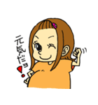 妊婦さんあるある カラーバージョン（個別スタンプ：18）
