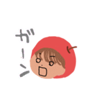 感情ゆたかりんごっ子（個別スタンプ：6）
