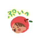 感情ゆたかりんごっ子（個別スタンプ：8）