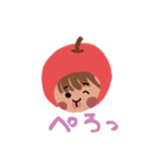 感情ゆたかりんごっ子（個別スタンプ：10）