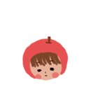 感情ゆたかりんごっ子（個別スタンプ：15）