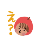 感情ゆたかりんごっ子（個別スタンプ：23）