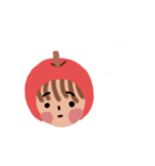 感情ゆたかりんごっ子（個別スタンプ：38）