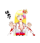 頑張る巫女お姉さん HG 4（個別スタンプ：16）