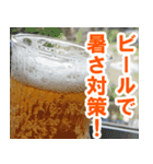 【お酒】夏だ！ビールだ！（個別スタンプ：9）