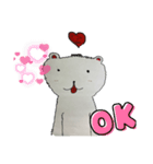 しろくまいぬ1（個別スタンプ：9）