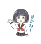 使いやすい！セーラー服JKスタンプ（個別スタンプ：12）