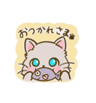 猫のきぬくん 楽しい日常（個別スタンプ：3）