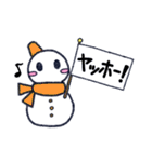 らくがき雪だるま（個別スタンプ：2）