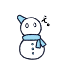 らくがき雪だるま（個別スタンプ：9）