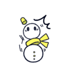 らくがき雪だるま（個別スタンプ：17）