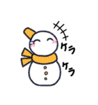 らくがき雪だるま（個別スタンプ：22）