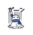 らくがき雪だるま（個別スタンプ：24）