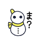 らくがき雪だるま（個別スタンプ：27）