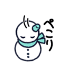 らくがき雪だるま（個別スタンプ：32）