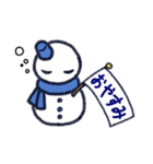 らくがき雪だるま（個別スタンプ：33）