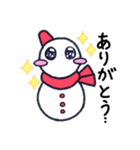 らくがき雪だるま（個別スタンプ：35）