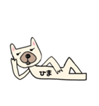 フレンチブルドッグのタンク ゴロゴロ（個別スタンプ：8）