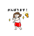 気遣いが出来る！くるくる前髪の女子達（個別スタンプ：26）