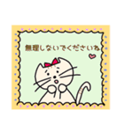 気遣いが出来る！くるくる前髪の女子達（個別スタンプ：37）