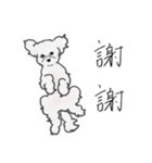 白い犬のネル 1（個別スタンプ：9）