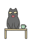 黒猫白猫毎日（個別スタンプ：21）