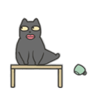 黒猫白猫毎日（個別スタンプ：22）