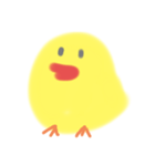 ひよこ(BLUE＆YELLOW)（個別スタンプ：1）