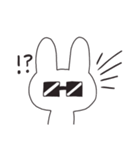 頼りになるパパうさぎのスタンプです。（個別スタンプ：7）