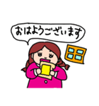 花子ちゃんのスタンプ。（個別スタンプ：1）