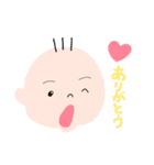 垂れ目なあかちゃん（個別スタンプ：3）