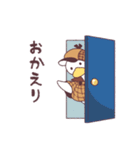 アヒル探偵スタンプ（個別スタンプ：5）