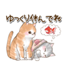 梅雨と夏の日常会話♡猫スタンプ（個別スタンプ：38）