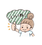 おだんご娘とシバ犬のゆる〜い日々（個別スタンプ：7）
