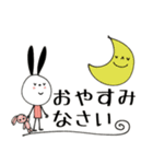 mottoのvうさぎ♡デカ文字も（個別スタンプ：24）