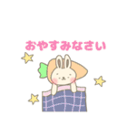 ゆる〜いうさぎさんとりすさん（個別スタンプ：9）