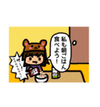 モチクマさんと柴犬ひなちゃんスタンプ（個別スタンプ：4）