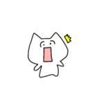 白猫くんの日常スタンプ♪（個別スタンプ：11）