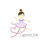 Fairy line sticker ♡新体操♡（個別スタンプ：6）