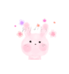 水彩うさぎ（個別スタンプ：1）