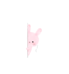 水彩うさぎ（個別スタンプ：6）