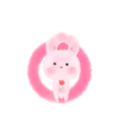 水彩うさぎ（個別スタンプ：10）